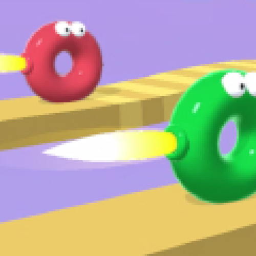Bouncy Blob Race: Obstacle Course