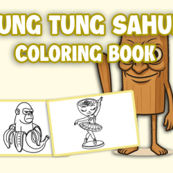 Tung Tung Sahur Coloring Book