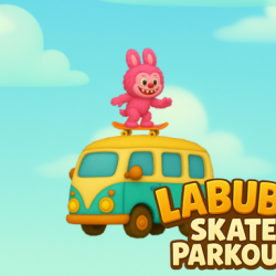 Labubu Skate Parkour