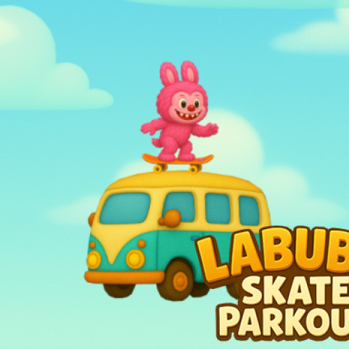 Labubu Skate Parkour
